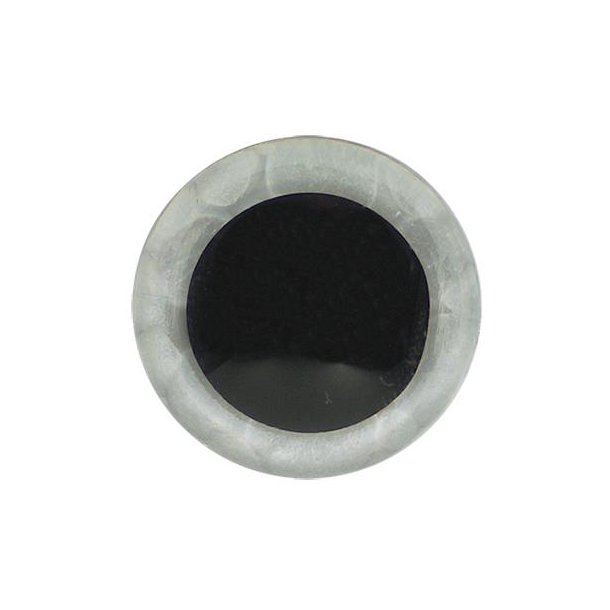 5 par sikkerhedsjne 10 mm, runde, sort/klar (D99_090)
