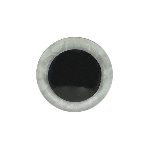 5 par sikkerhedsjne 8 mm, runde, sort/klar (D98_090)