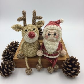 Garnpakker til Rudolf & Julemanden